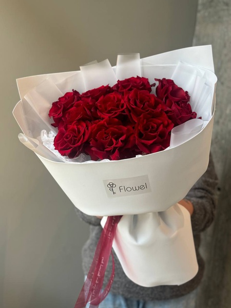 Букет «Одиннадцать» — 11 французских роз