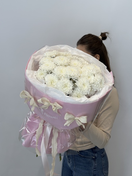 5 хризантем