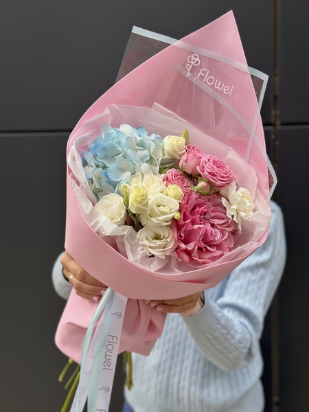 Букет «Шепот сада» – лёгкость и утончённая гармония