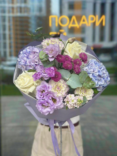 Букет «Сиреневый туман» – глубина оттенка и тайна