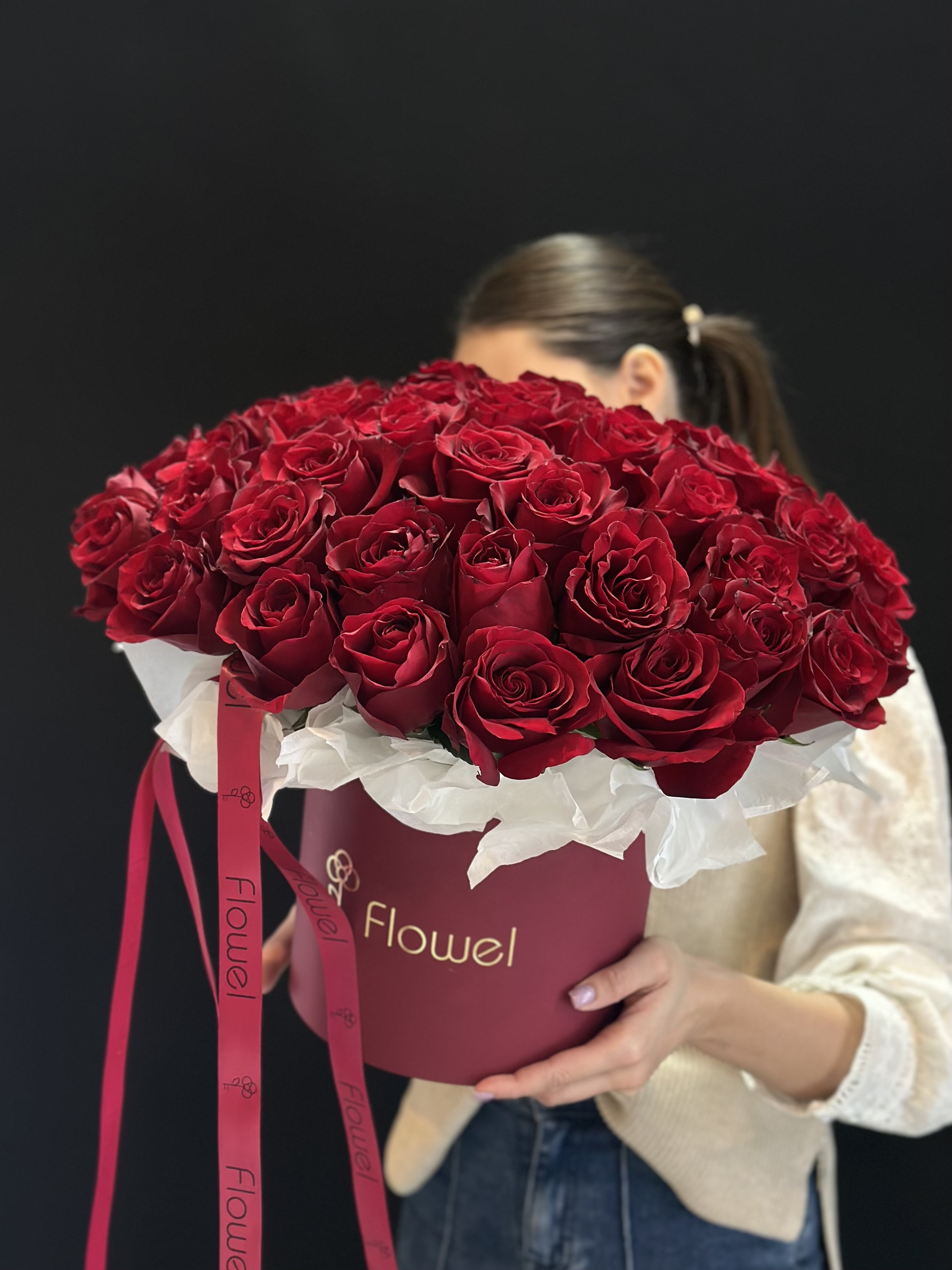 Розы в коробке